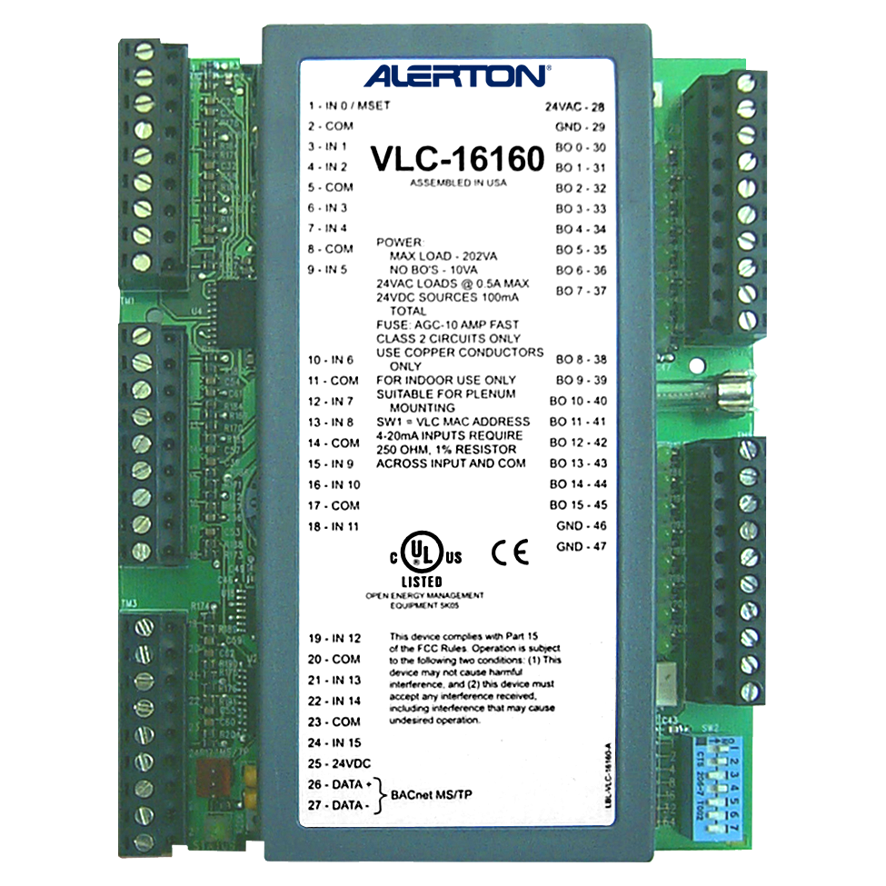 VAViH-SD BACtalk/BACnet-compliant controller Alerton  Controller 